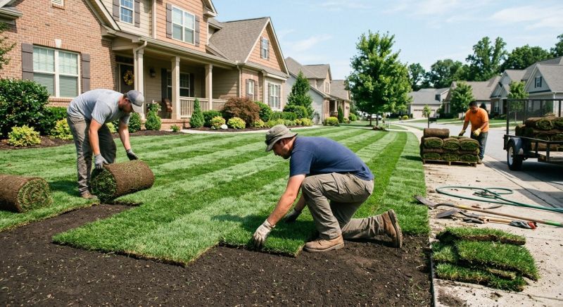Centipede Sod Installation in Rockwall, TX