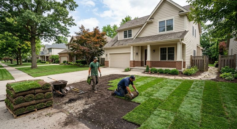 Lawn Sodding in Rockwall, TX